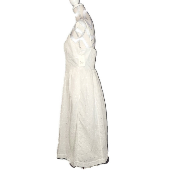 A New Day White Eyelet Midi Sundress Medium NWT - Picture 7 of 14